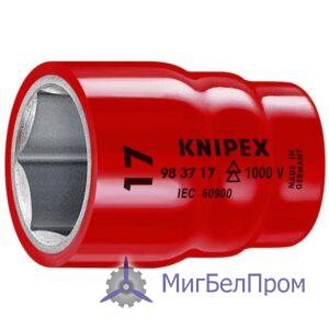 Торцовая головка для винтов с шестигранной головкой 17 мм KNIPEX.  Артикул 983717