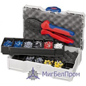 Набор кабельных наконечников для опрессовки KNIPEX.  Артикул 979023