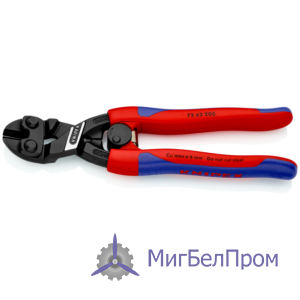 Усиленные бокорезы для резания близко к поверхности для мягких металлов и пластмассы KNIPEX.  Артикул 7262200