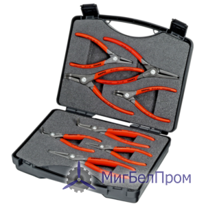 Набор съемников для стопорных колец "SRZ", 8 предметов KNIPEX.  Артикул 002125