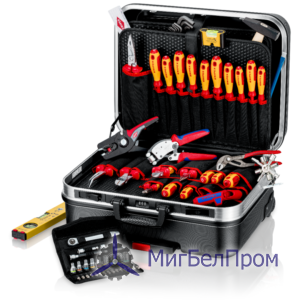 Чемодан с инструментом “BIG Basic Move“ ElectricPlus KNIPEX (68 предметов). Артикул 002106