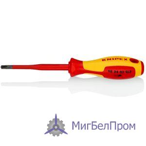 Отвёртка PlusMinus Pozidriv® KNIPEX. Артикул 982502SLS