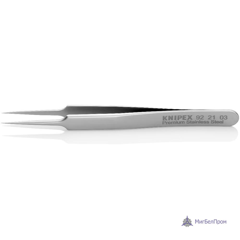 Пинцет прецизионный для тонкой механики KNIPEX.  Артикул 922103